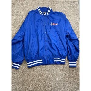 Vtg Sportsmaster Jacket Nylon Rose's Patch Windbreaker Lined Made USA XXL